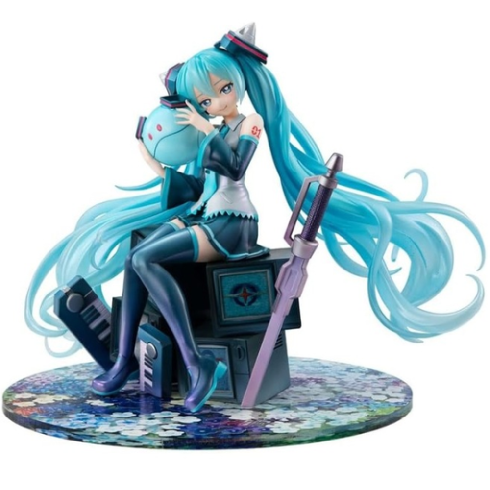 Lucrea Mobile Suit Gundam x Hatsune Miku PVC Statue - Hatsune Miku x 00