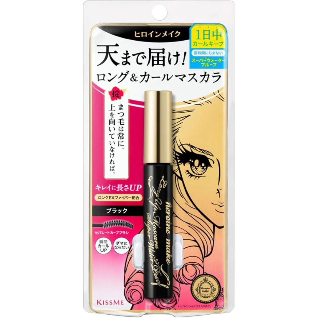 Isehan Kiss Me Heroine Make Long Up Mascara Super Waterproof 01 Black