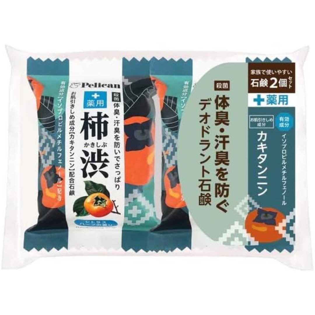 Pelican Soap Pelican Family Soap Medicated Persimmon Tannin 2P