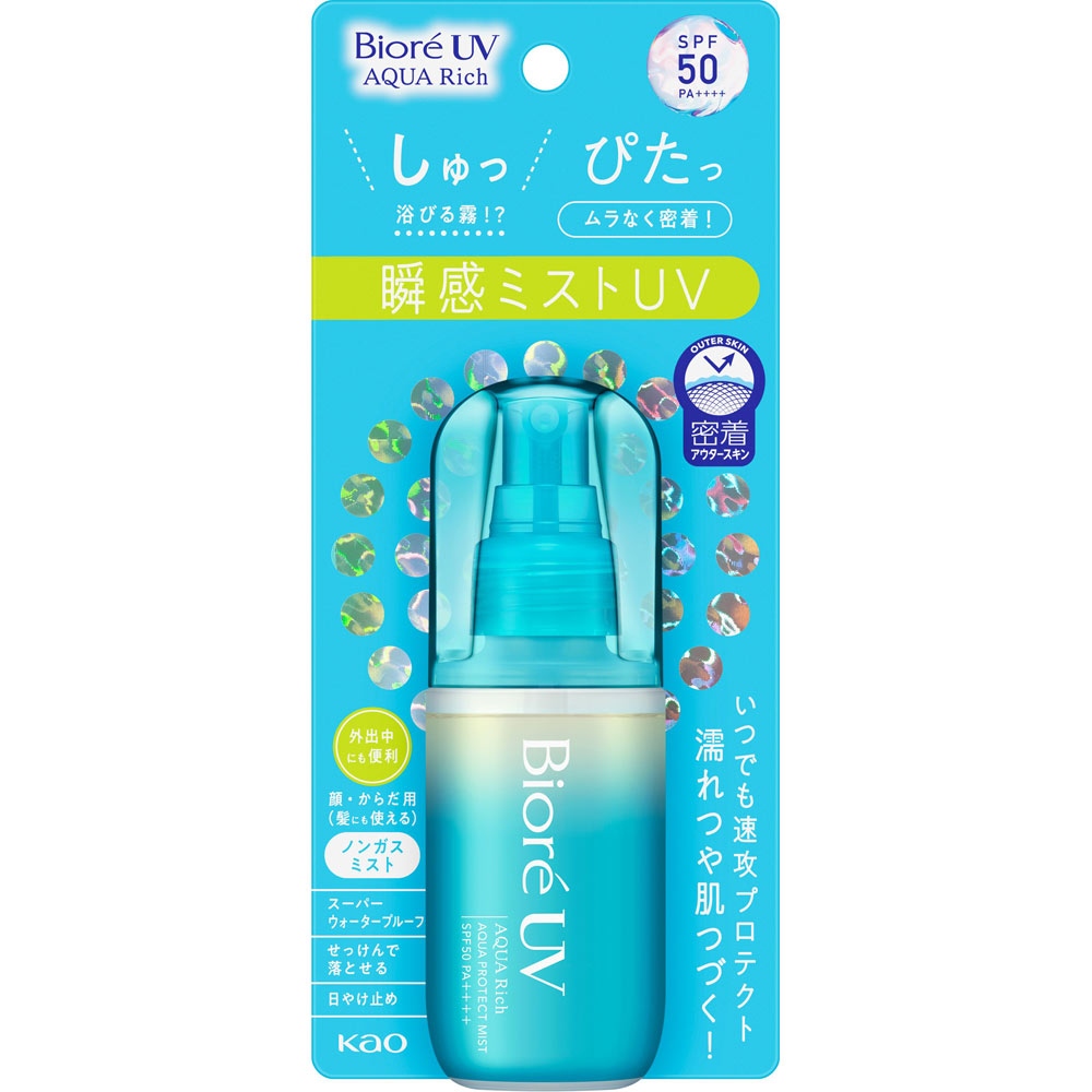 Biore UV Aquarich Aqua Protect Mist SPF50+・PA++++ / 60ml Kao