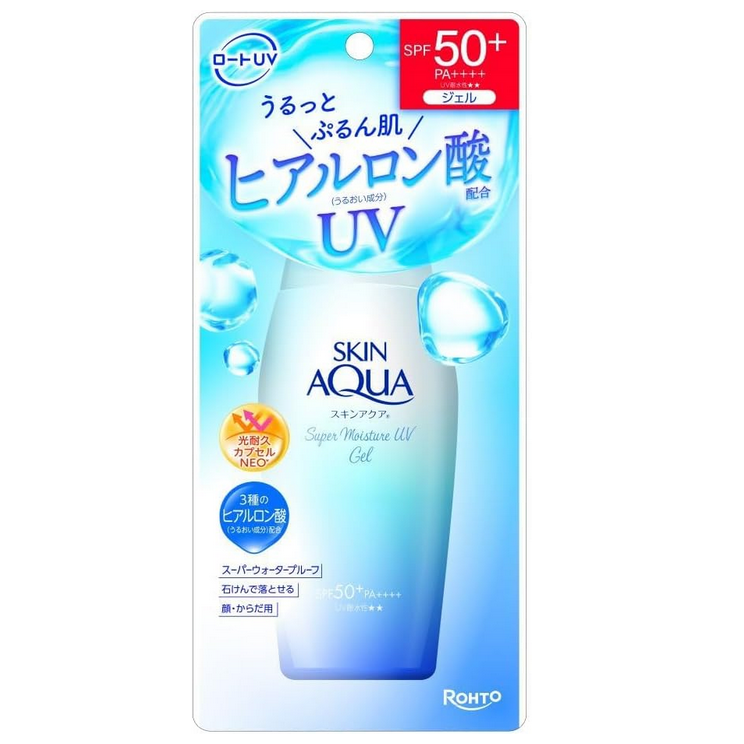Rohto Skin Aqua UV Super Moisture Gel 50 SPF for the face 110 ml