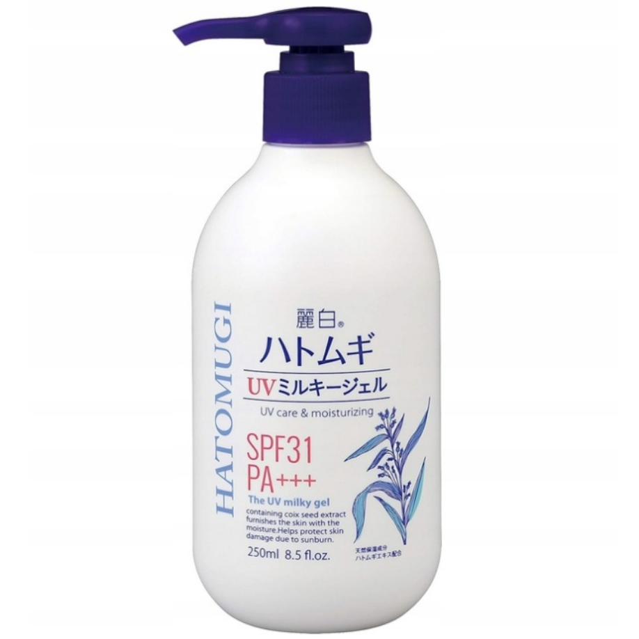 Reihaku Hatomugi Milk UV Gel SPF31 PA+++ 250 ml