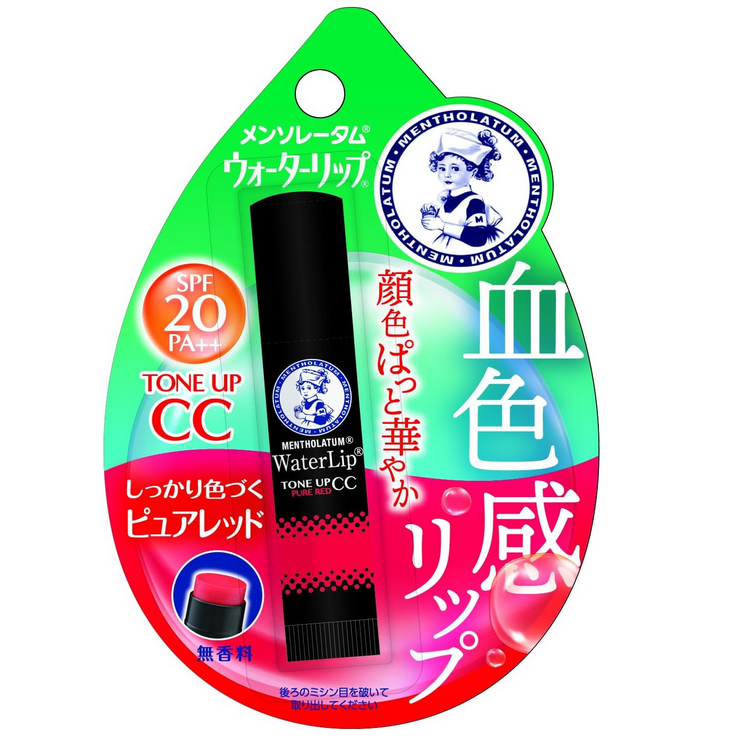 Rohto Mentholatum Water Lip Tone Up CC SPF 20 PA++ Red
