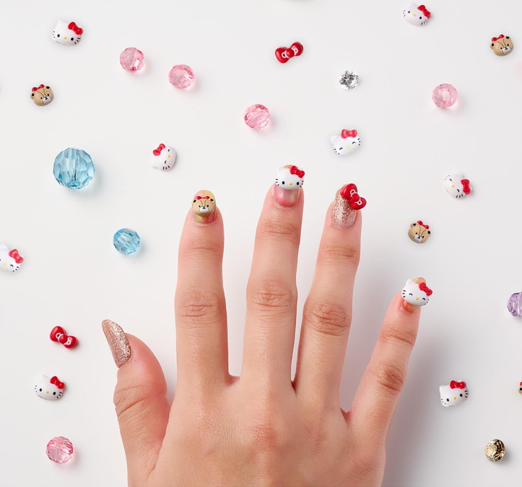 Character 3D Nail Parts Hello Kitty