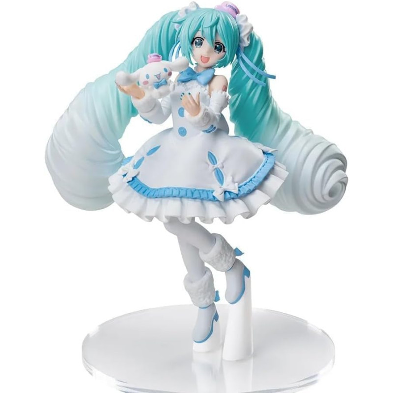 Sega Hatsune Miku Cinnamoroll Hatsune Miku Series Luminasta White Dress