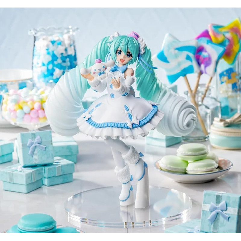 Sega Hatsune Miku Cinnamoroll Hatsune Miku Series Luminasta White Dress