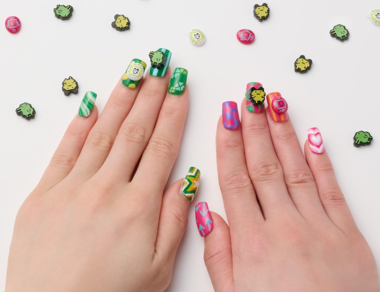 Character 3D Nail Parts Tamagotchi (Color Version)