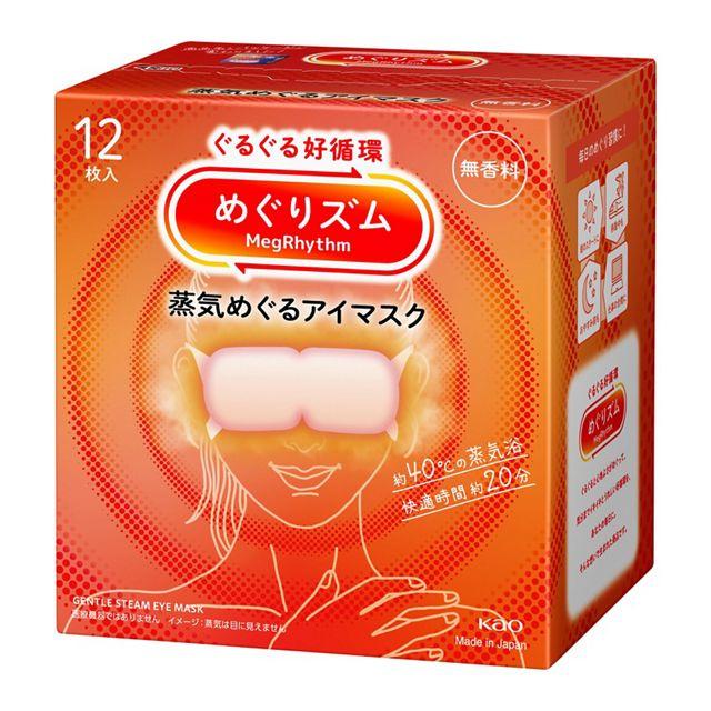 Kao MegRhythm Steam Eye Mask - Pack of 12