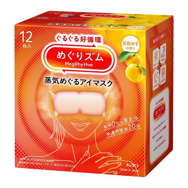 Kao MegRhythm Steam Eye Mask - Pack of 12