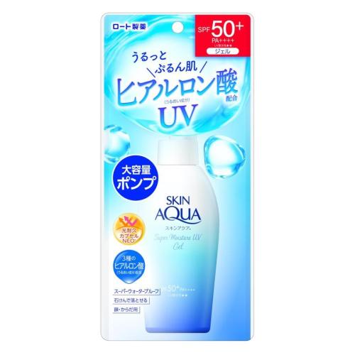 Rohto SKIN AQUA  SPF50+ PA++++ Super Moisture Gel Pump 140g